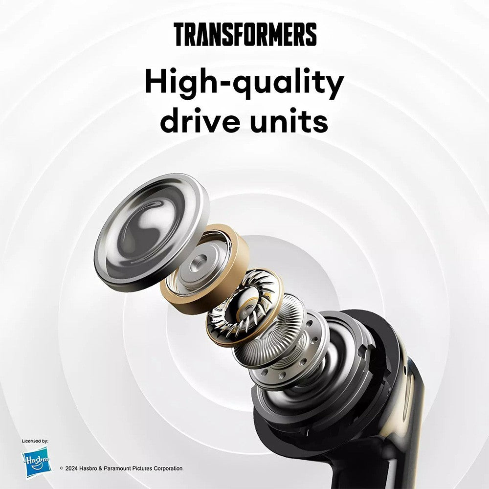 Transformers Wireless Earbud Earphones Bluetooth V5.4 Spacial Surround Sound TF-T31 - Black