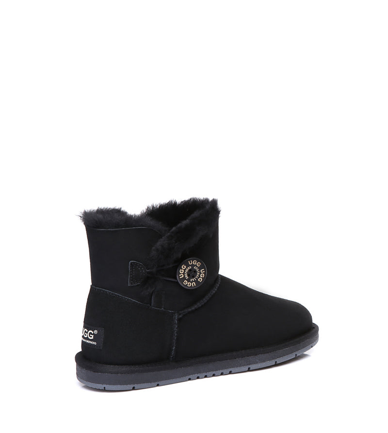 Australian Shepherd UGG Mini button - Black