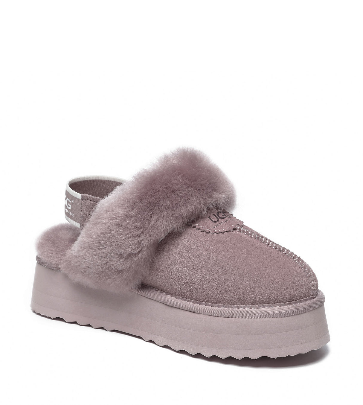 Australian Shepherd UGG Waffle Platform - Dawn Pink