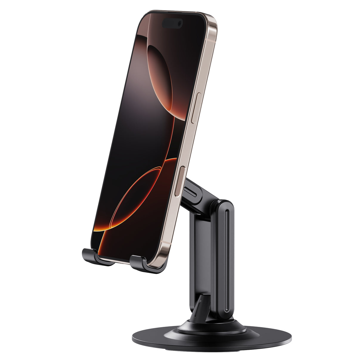TODO 4 - 12" Mobile Phone Stand Mount Tablet Holder - Black