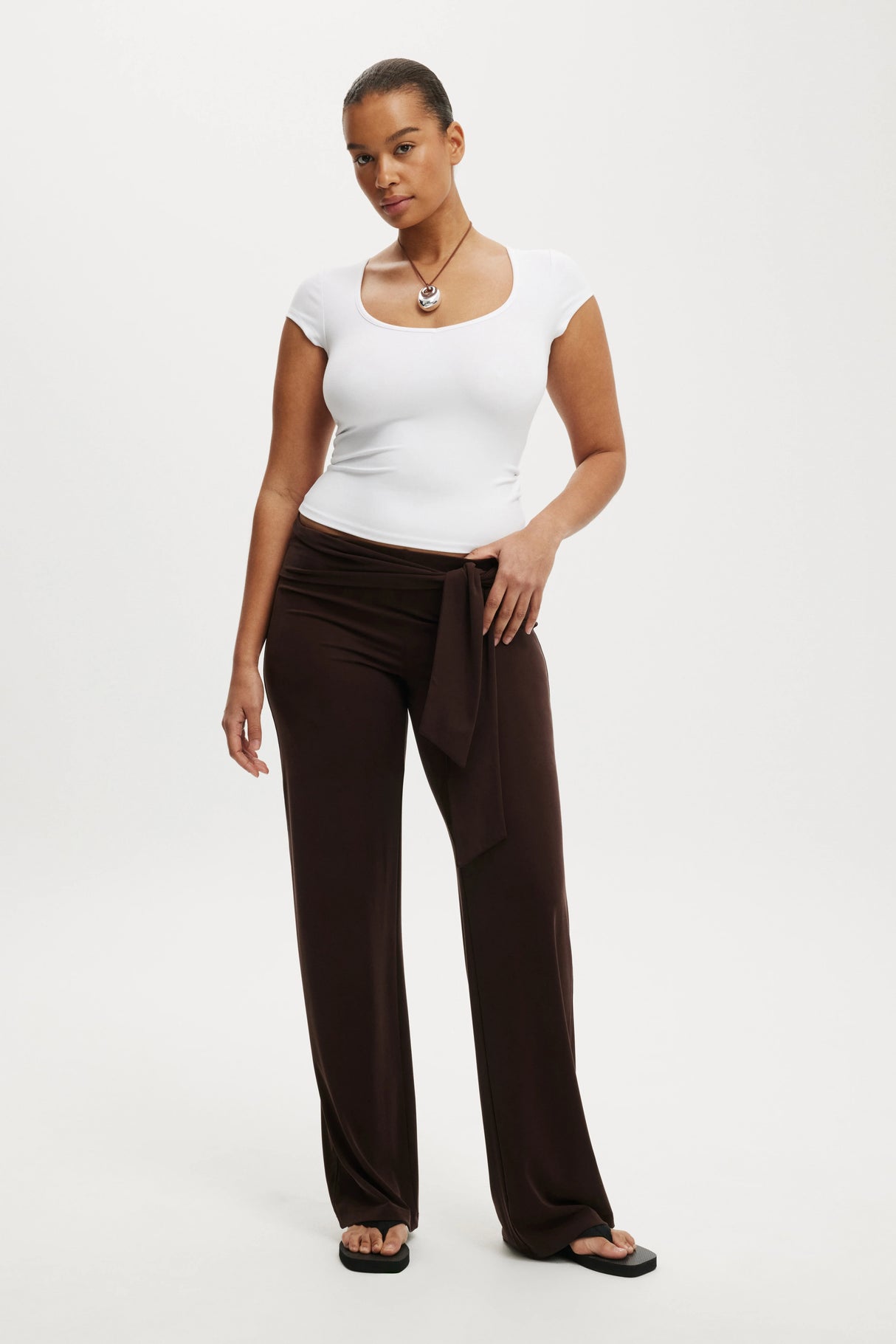Cotton On Women's Hold Me Short Sleeve - White