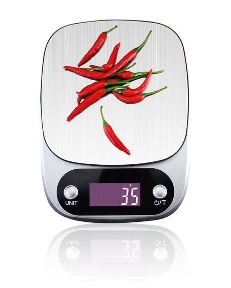 3Kg Stainless Steel Kitchen Scale Backlit Lcd Display 0.1G Graduation Jewelry Platform