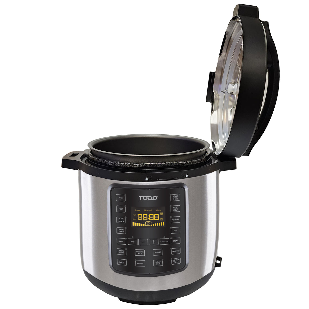 TODO 6L Electric Pressure Cooker 15 Preset Functions 1000W Non-Stick Cooking Pot