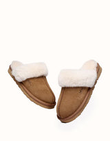 Australian Shepherd UGG Muffin Slipper in Chestnut