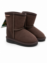 Australian Leather Ugg Kids Classic Short - Chocolate - AU10