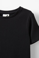 Cotton On Kids Girls Fitted Short Sleeve Essential Tee - Black