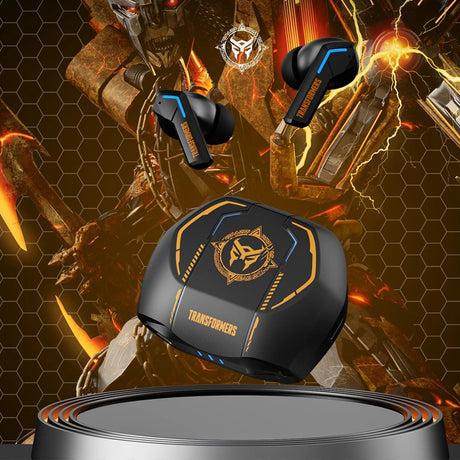 Transformers TWS Wireless Earphones Bluetooth V5.3 Rechargeable TF-T06 - Black