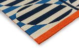 Orla Kiely Stripy Stem Azure 464308 Outdoor Rug