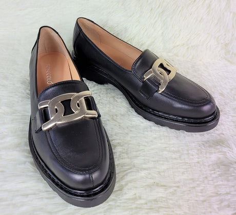 Bosccolo Womens Moccasin - Black