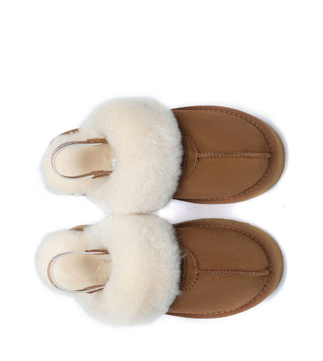 Australian Shepherd UGG Waffle Platform - Chestnut