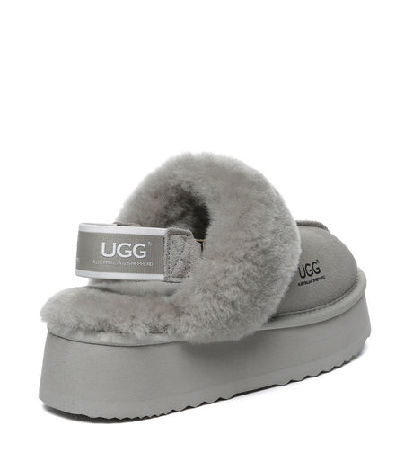Australian Shepherd UGG Musa platform - Goat Grey