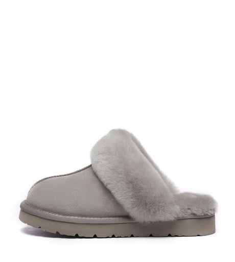 Australian Shepherd UGG Muffin Slipper Special - Goat Grey