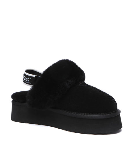 Australian Shepherd UGG Waffle Platform - Black