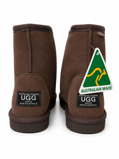 Australian Leather Ugg Ultra Mini Twin Face - Chocolate - AU11-12