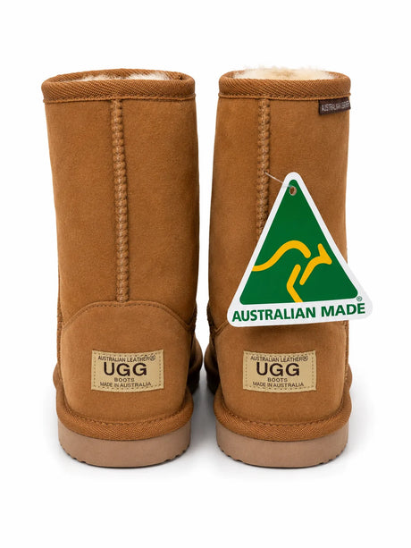 Australian Leather Ugg Classic Short - Chestnut - AU11