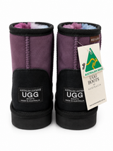 Australian Leather Ugg Kids Colour Block Short - Pink - AU4