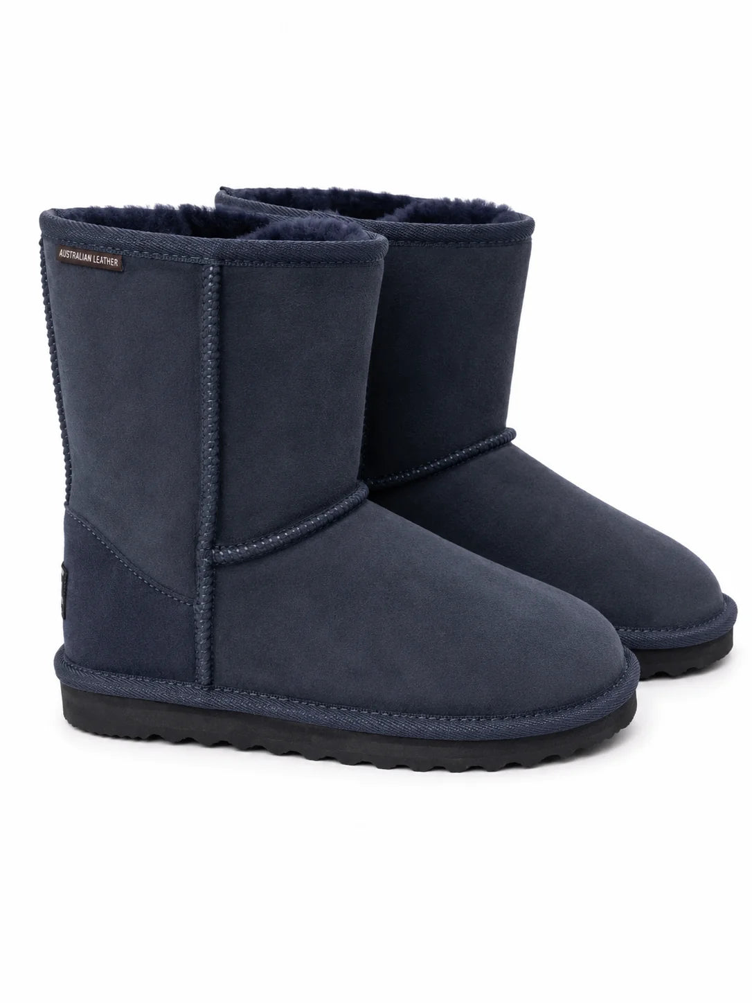 Australian Leather Ugg Classic Short - Navy - AU10