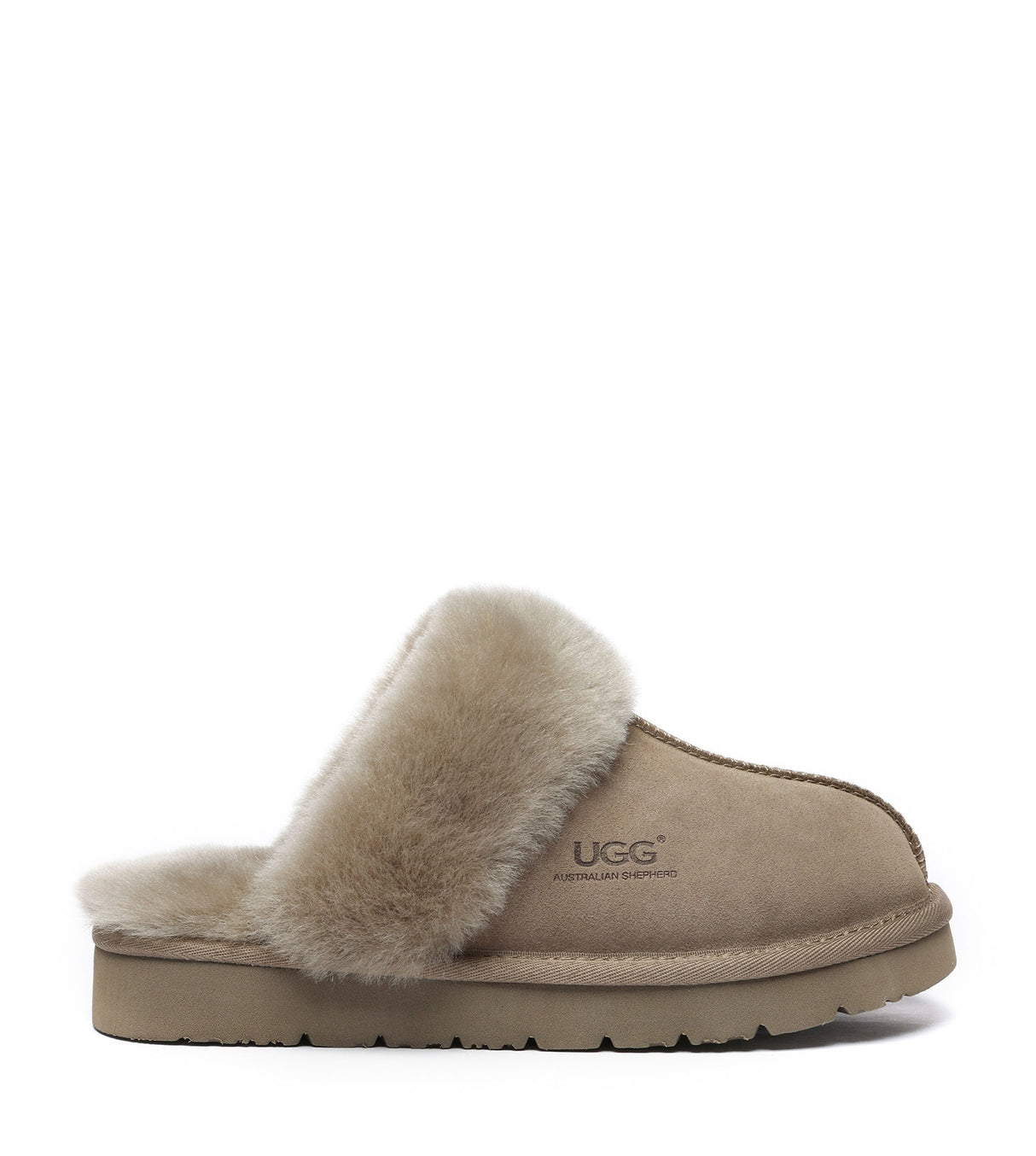 Australian Shepherd UGG Muffin Slipper Special - Caribou