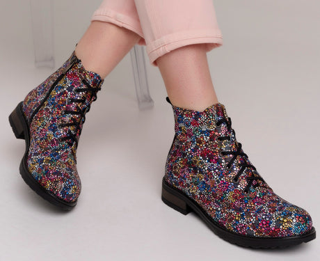 Bosccolo Womens Boots - Flower Multicolor