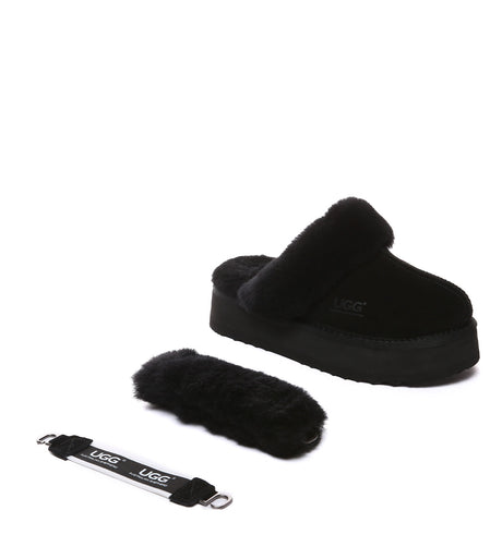 Australian Shepherd UGG Musa platform - Black