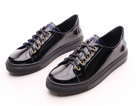 Bosccolo Womens Sneakers - Black+Blue