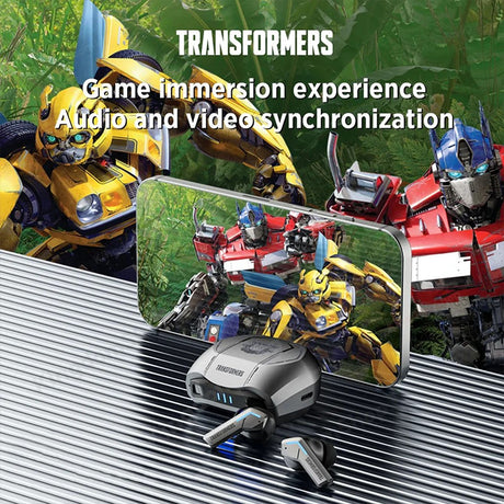 Transformers TWS Wireless Earphones Bluetooth V5.3 Rechargeable TF-T06 - Black