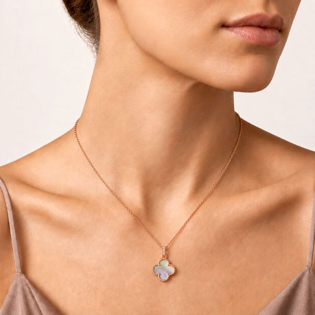 Krystal Couture Rose Gold Milkyway Necklace Embellished with SWAROVSKI Crystals