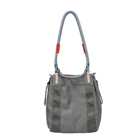 BAMEI Reversible Dual-Color Ballistic Nylon Bucket Bag - Charcoal