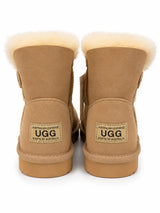 Australian Leather Ugg 1Button Sheepskin - Natural - AU4