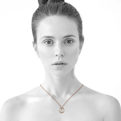 Krystal Couture A Thousand Butterfly Necklace Embellished with Crystals from SWAROVSKI in Rose Gold