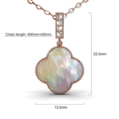 Krystal Couture Rose Gold Milkyway Necklace Embellished with SWAROVSKI Crystals