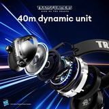 Transformers Wireless Bluetooth Gaming Headset TF-G03 4.2V 1200mAh Rechargeable - Silver Grey