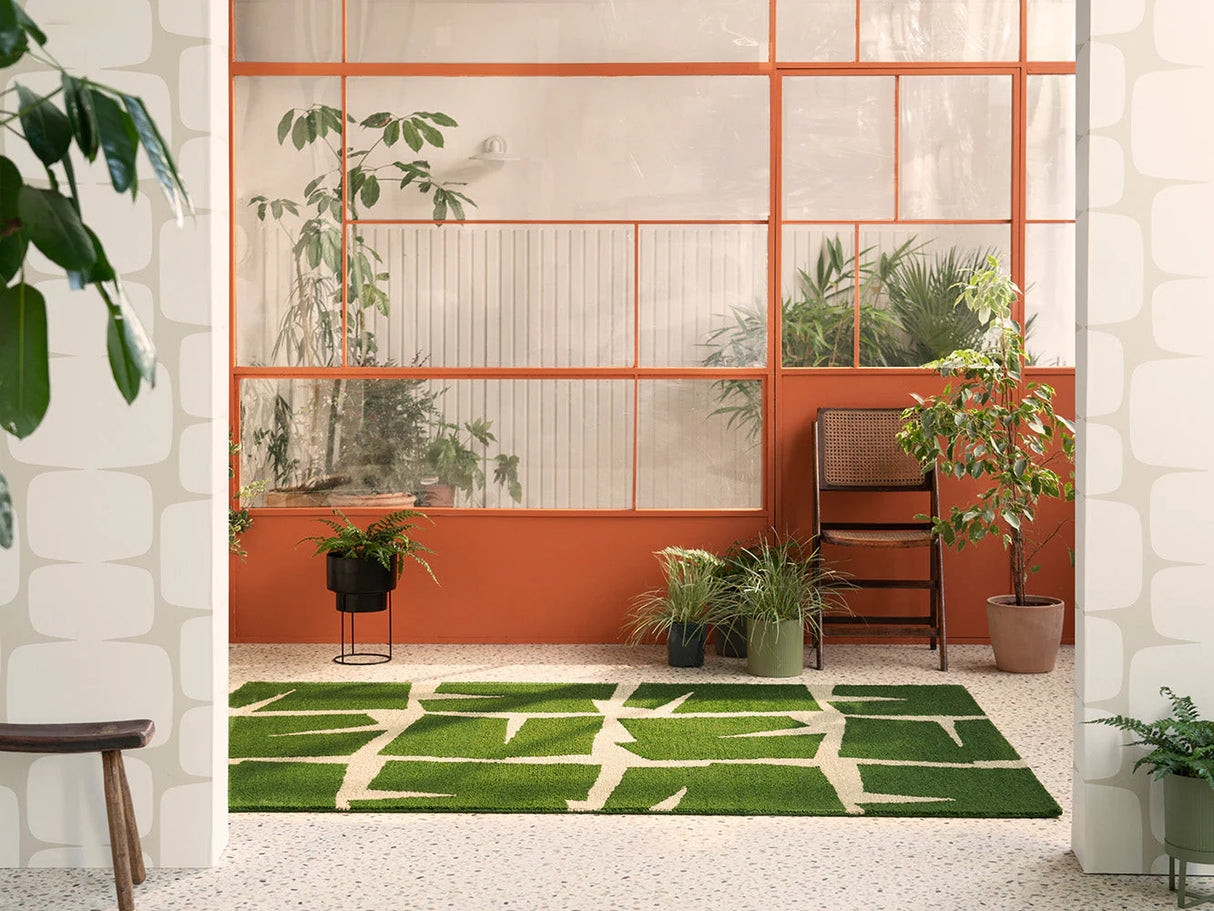 Scion Moqui Green 426507 Outdoor Rug