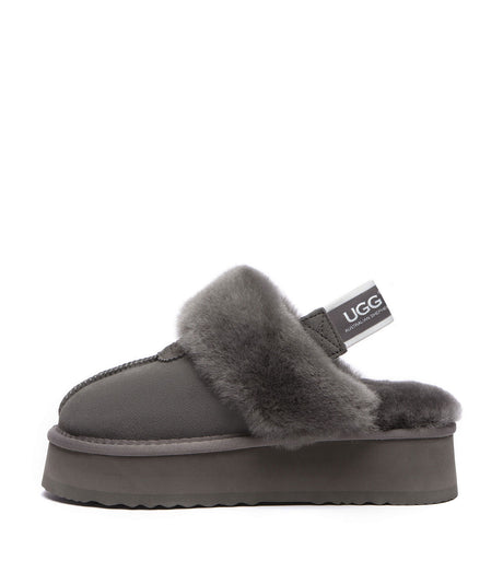 Australian Shepherd UGG Waffle Platform - Grey